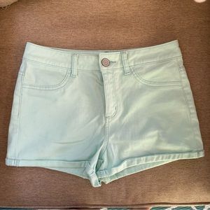 SO Pastel Green Shorts